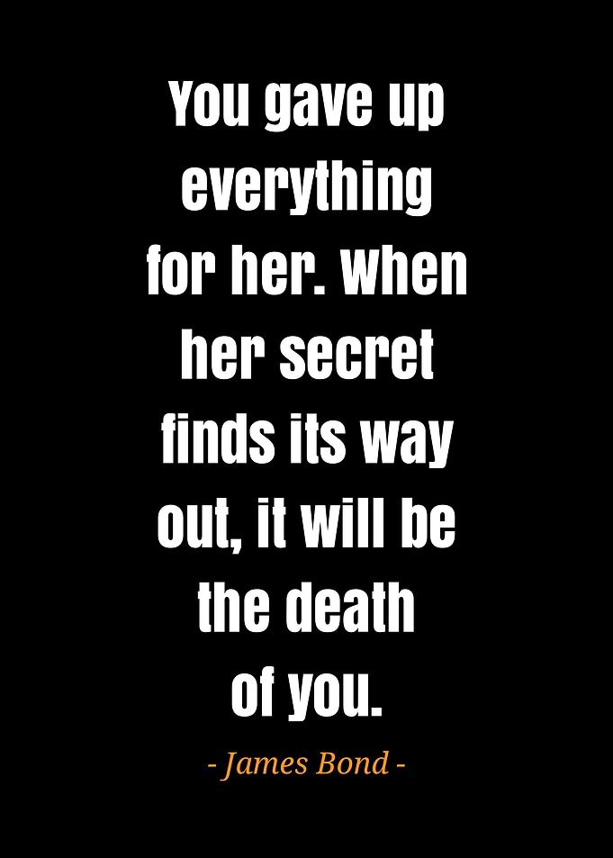 quote James Bond
