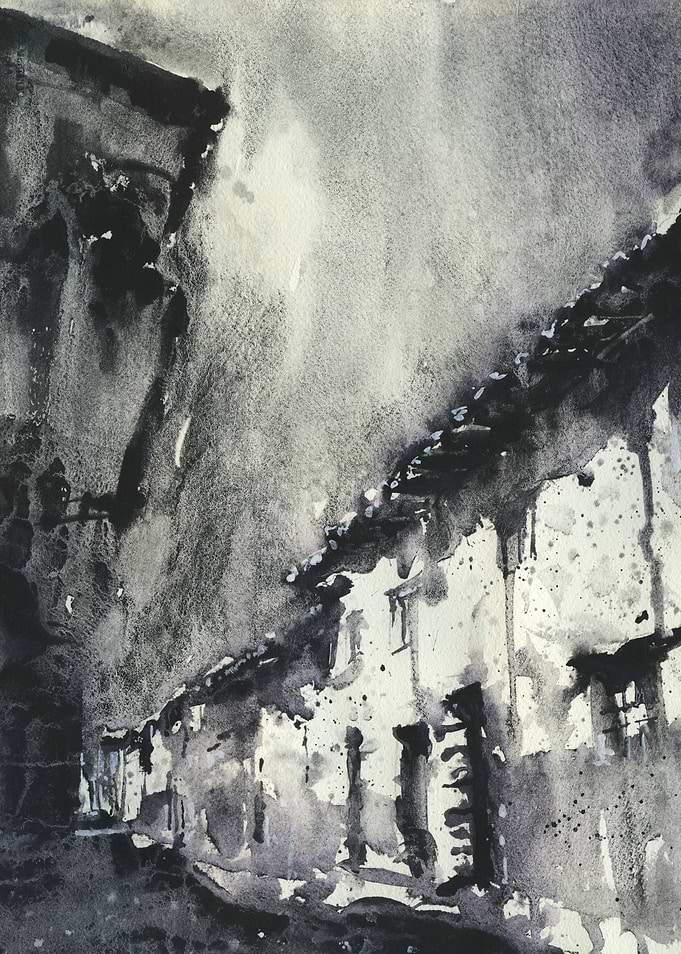 Peru architecture painting