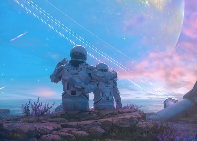 Sci Fi astronaut family