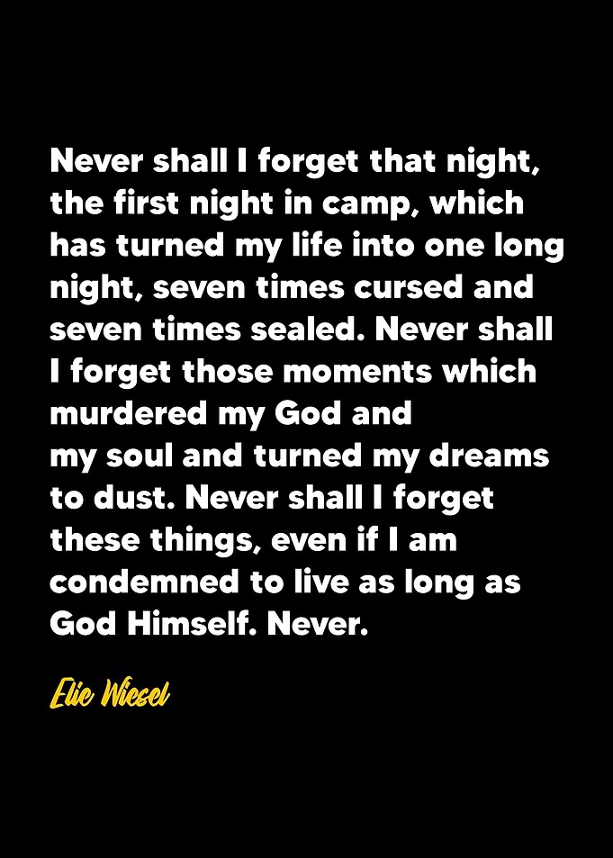 Elie Wiesel quote