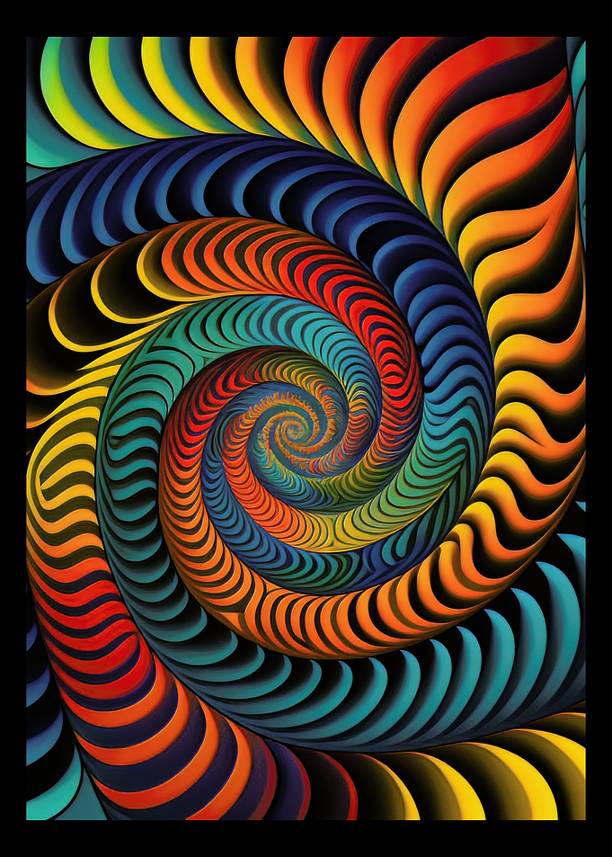 Abstract Hypnotic Spiral