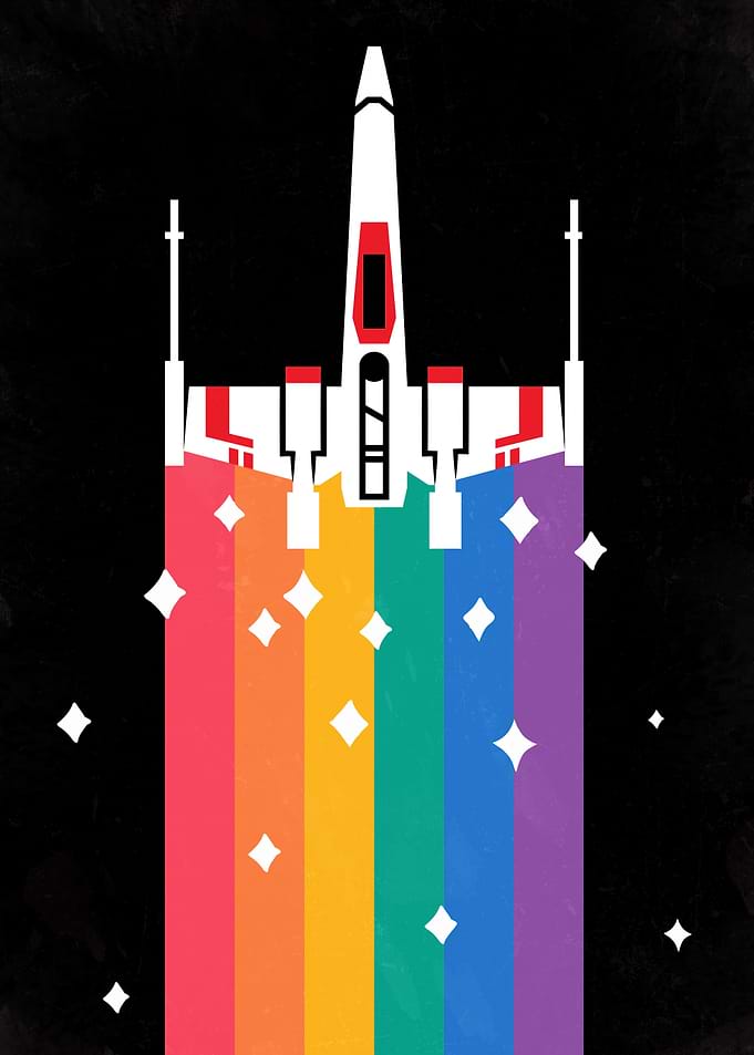 Rainbow X-Wing