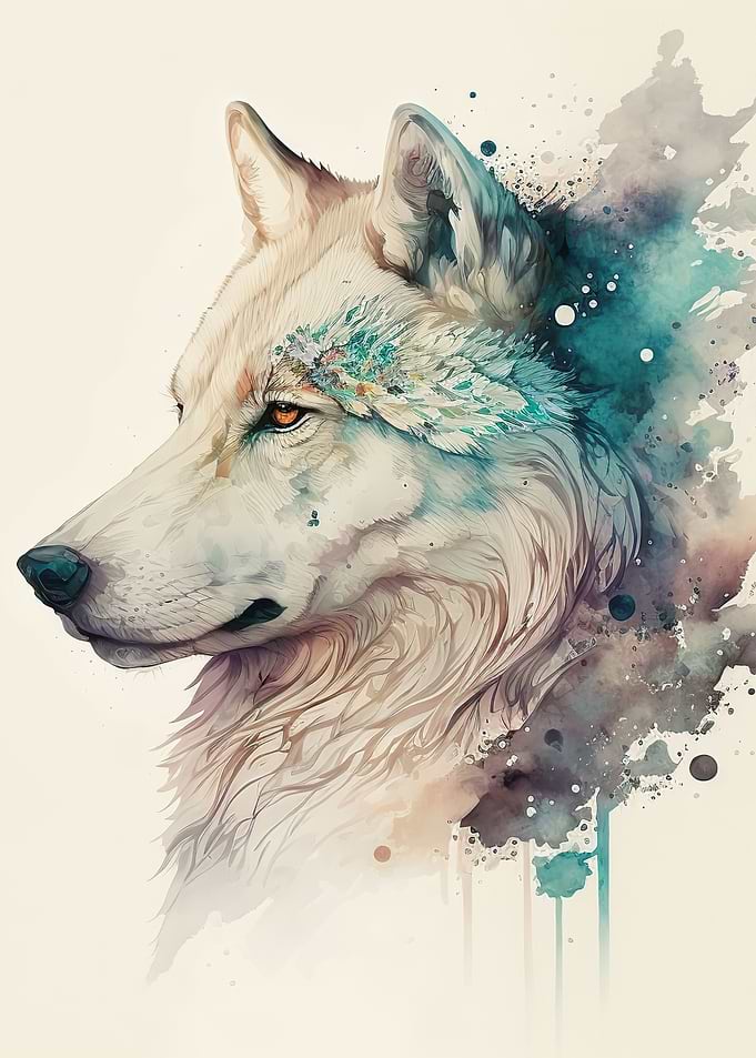 White Wolf Head