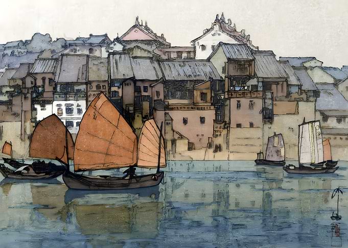 Ukiyo e 1941 Tansui