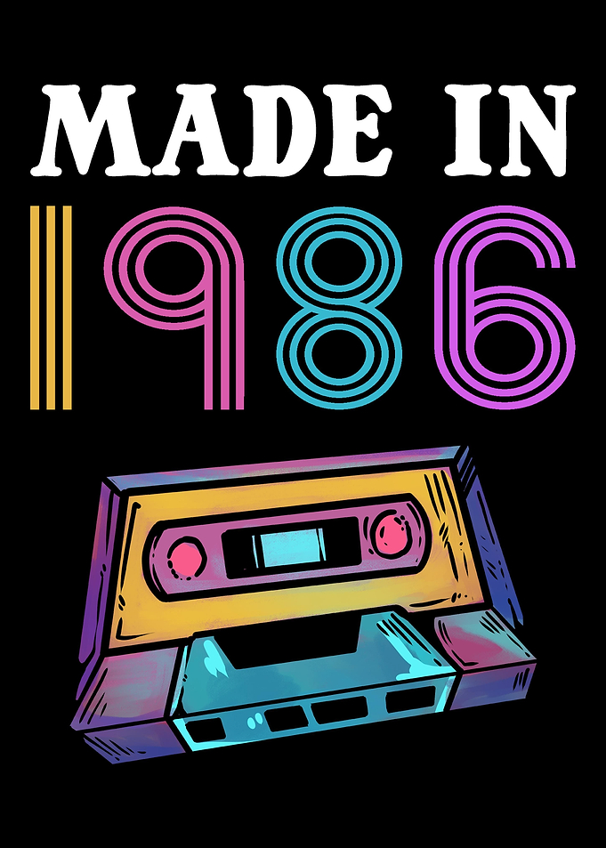 Made in 1986 Musician Gift