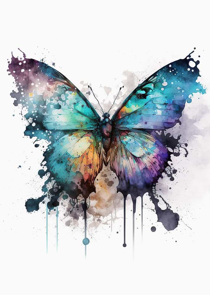 watercolor butterfly
