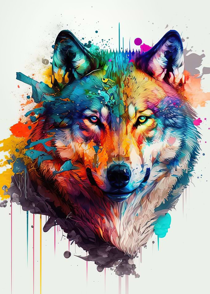 White Wolf Head