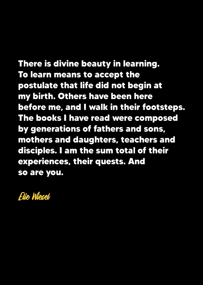 Elie Wiesel quote