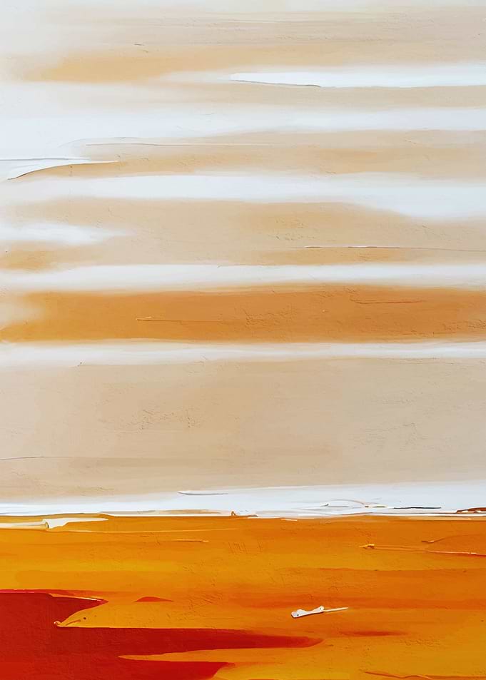 Modern beige painting