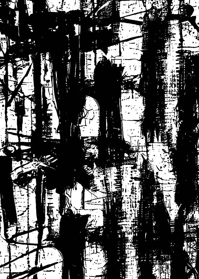 Black and White Abstract