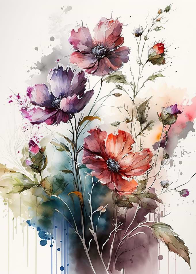 Watercolor Flowers