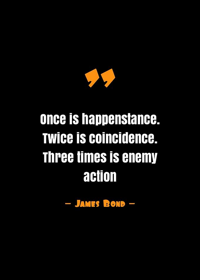 quote James Bond