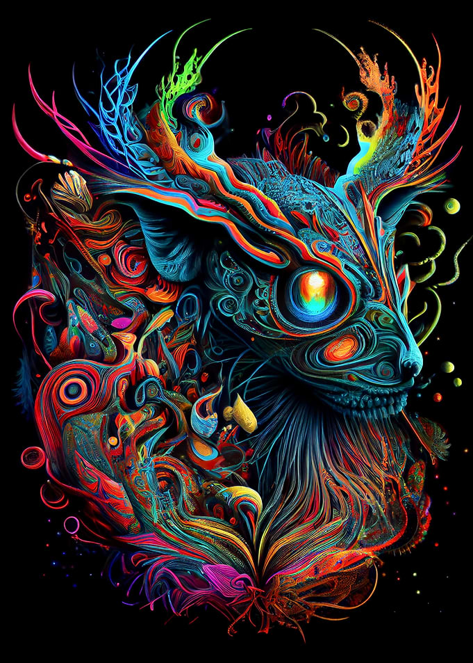 abstract psychedelic