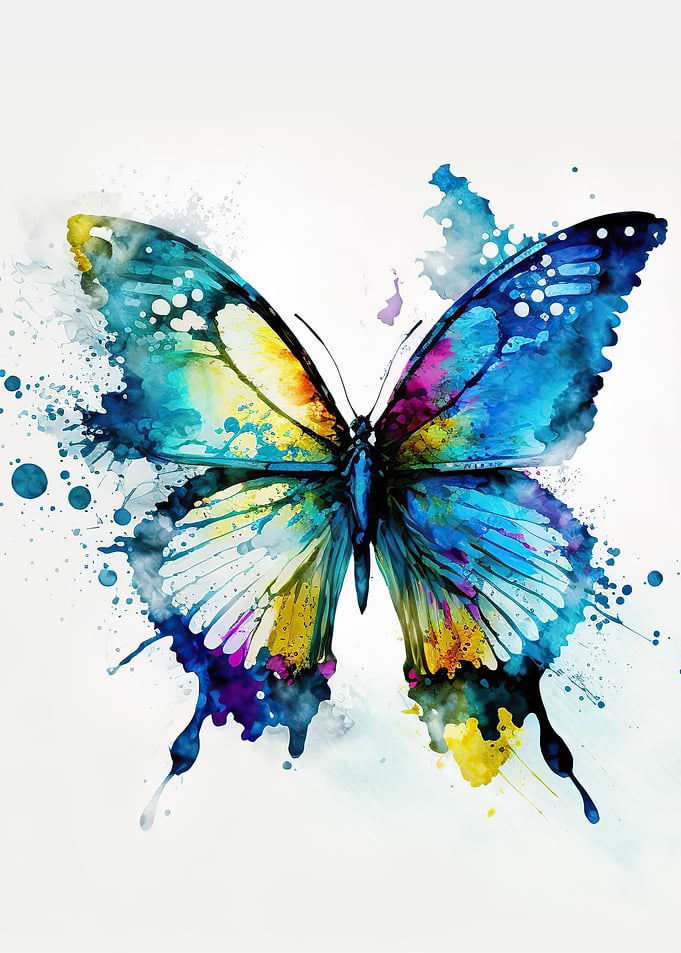 watercolor butterfly