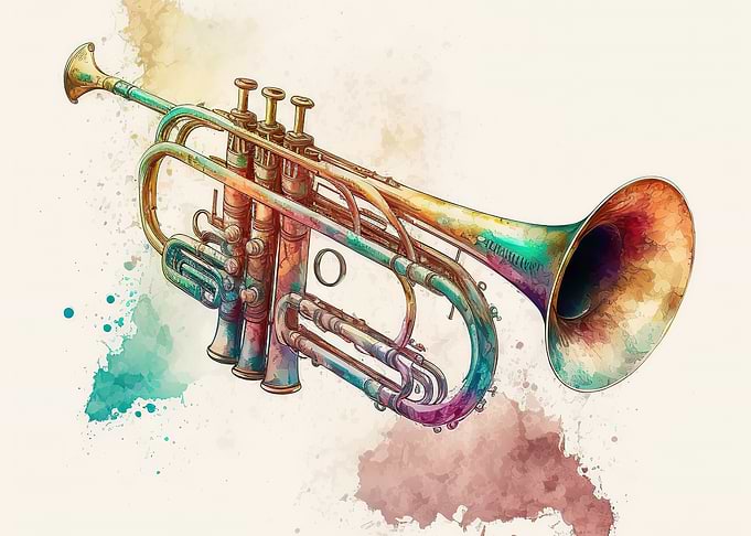 Trumpet Colorful