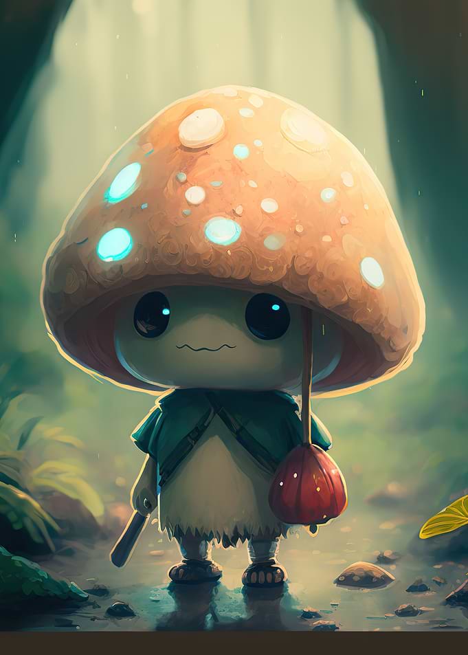 Cute mushroom
