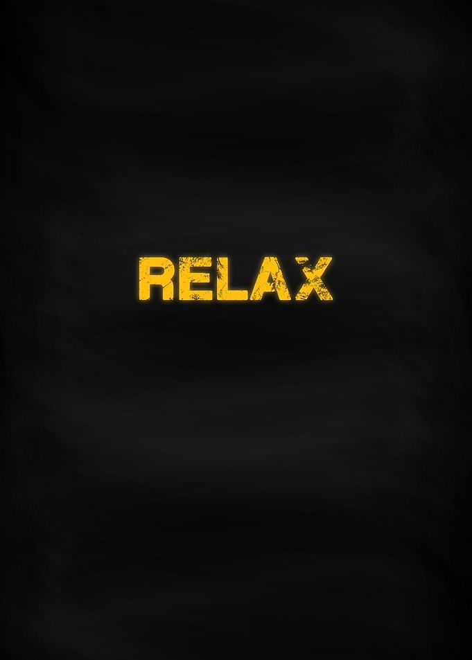Relax Motivation Word
