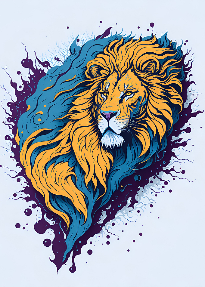 cartoon lion