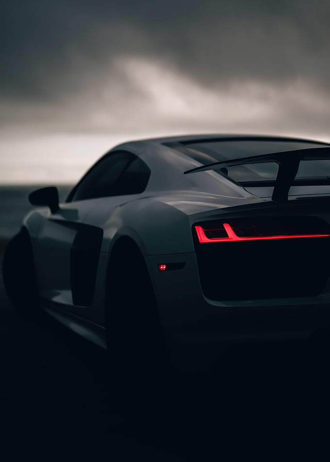 Dark Audi Super Car