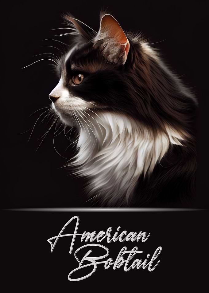 Elegant American Bobtail