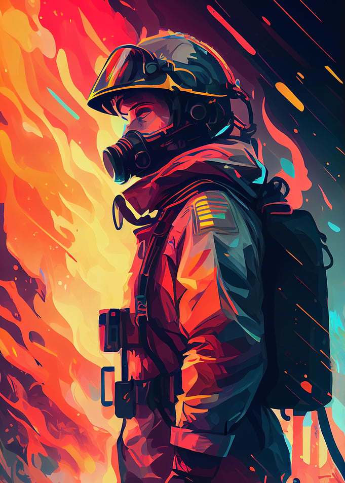 Firefighter Anime