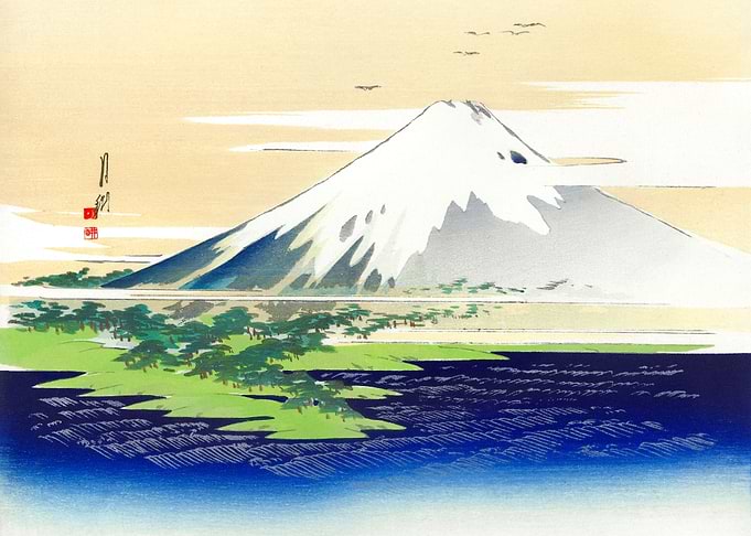 Ogata Gekko Fuji 1900 1910