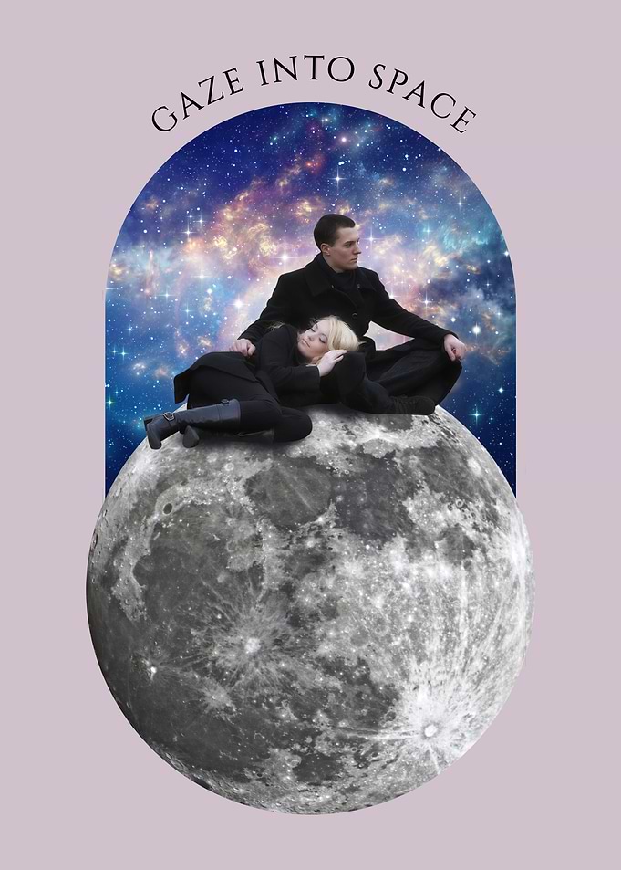 Couple on the Moon