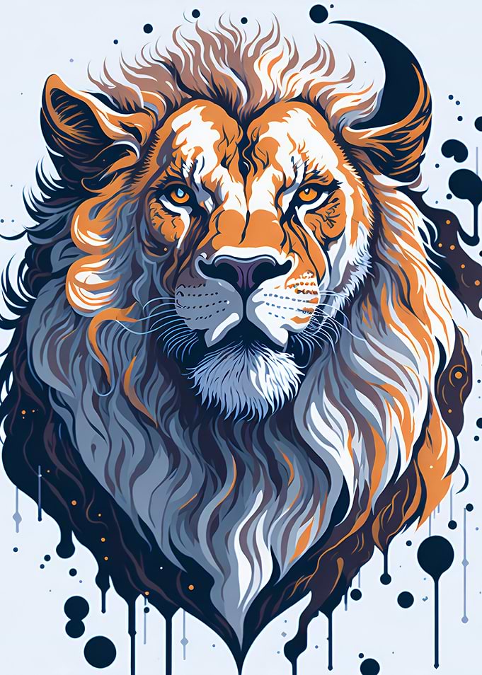 cartoon lion