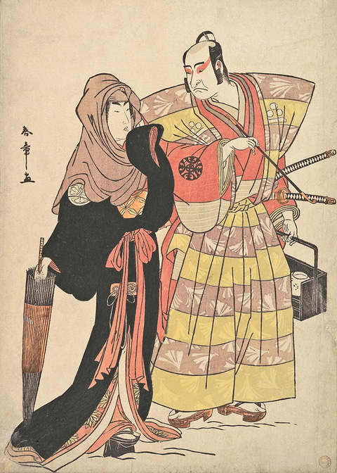 Shunshos Ukiyoe Art — Japanese art metal poster