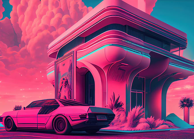 Vaporwave Retro Vibes 19