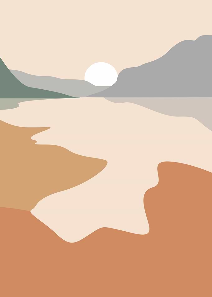retro landscape