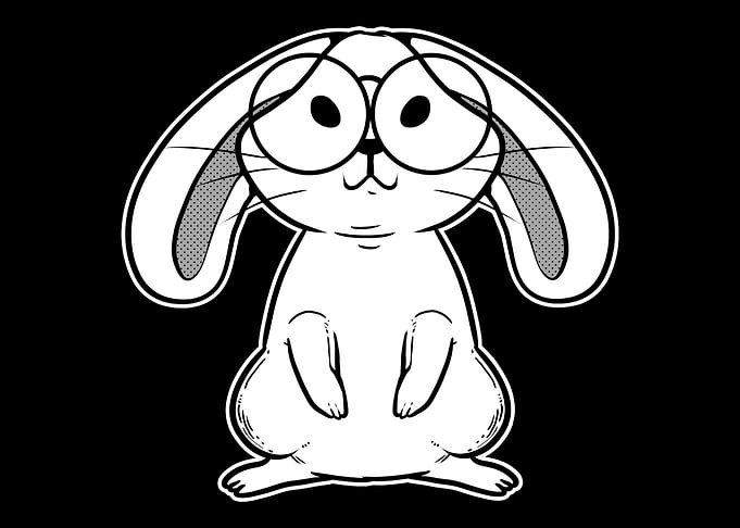 Rabbit with Glasses Zookee