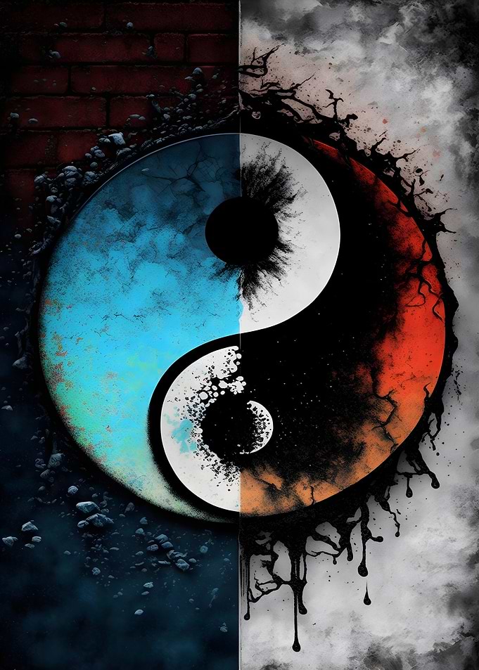 Graffiti Yin and Yang
