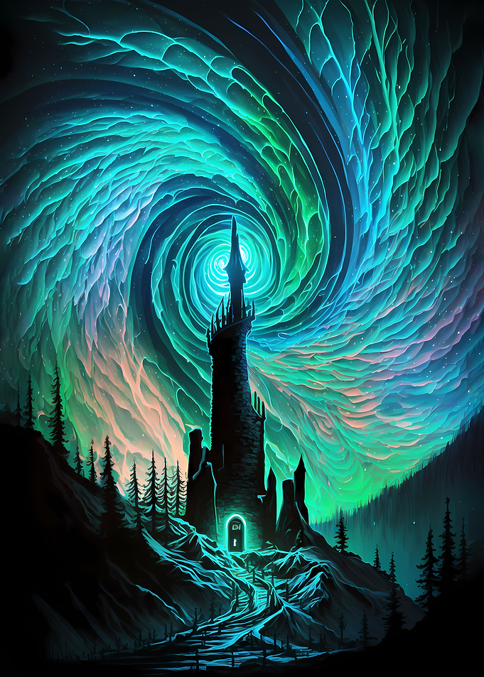 Spiral Aurora Castle