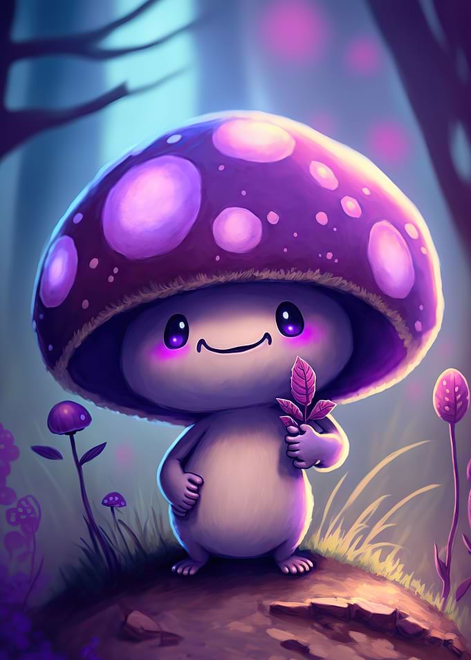 Cute mushroom