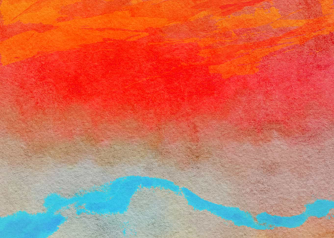 Ocean Sunset Abstract
