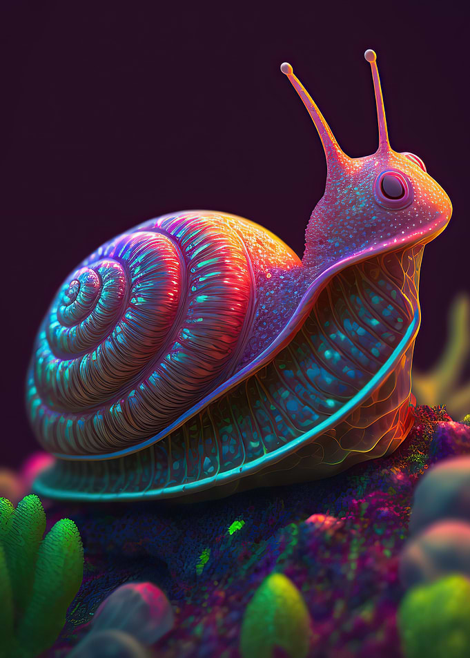 Snail neon