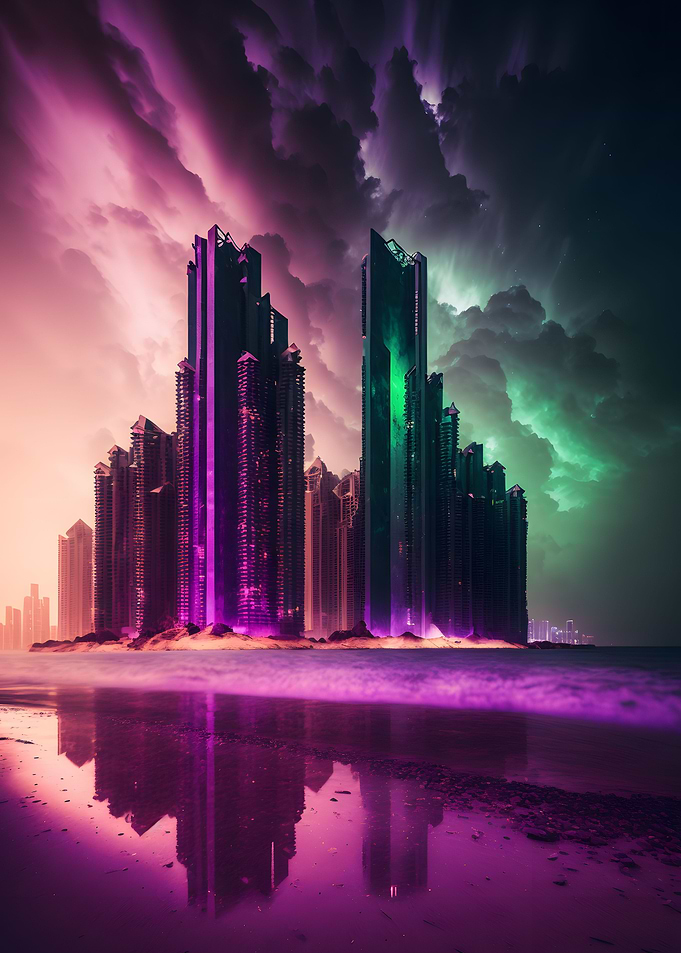 Futuristic City Building
