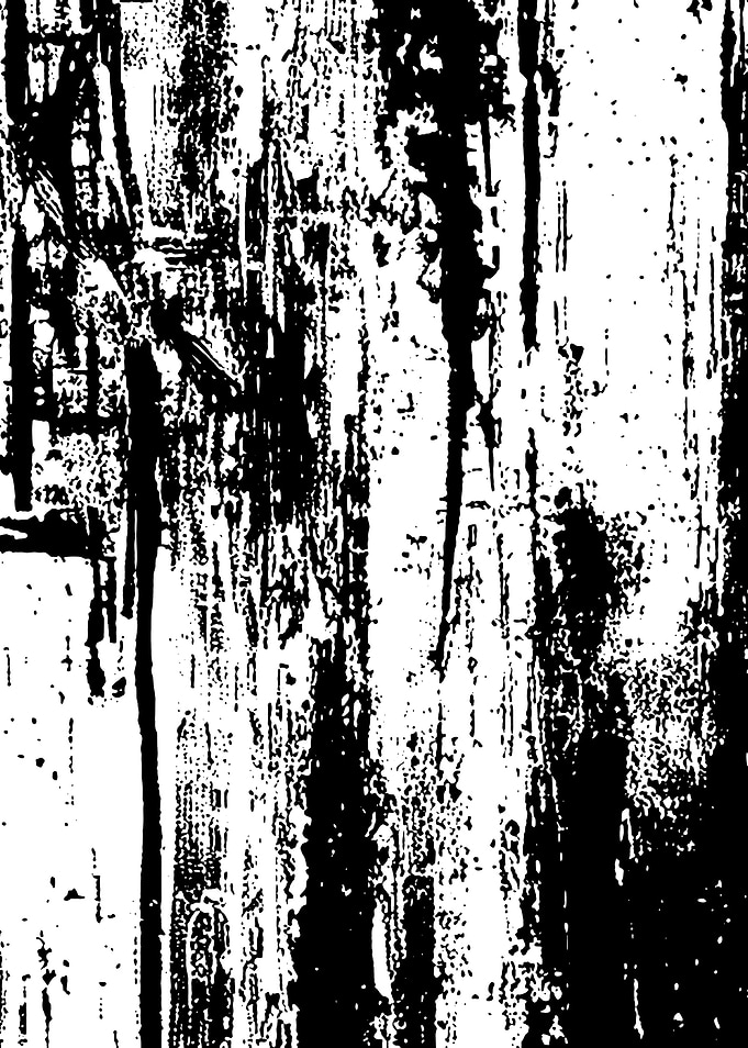 Black and white abstract
