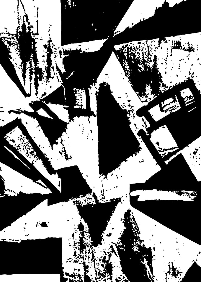 Black and white abstract w