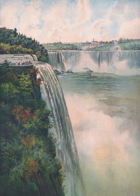 Niagara Falls — man cave metal poster