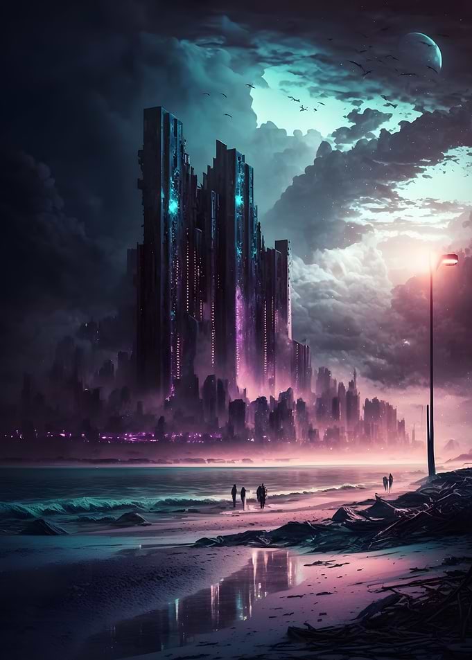 Futuristic City Building