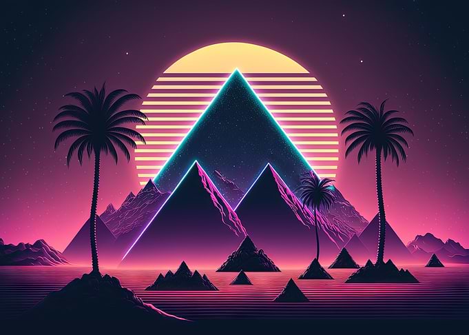 Synthwave Symphony Echoes