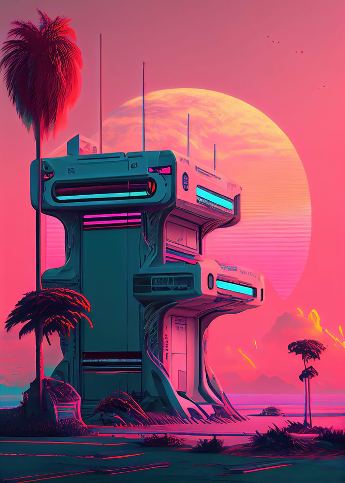 Vaporwave Retro Vibes 22