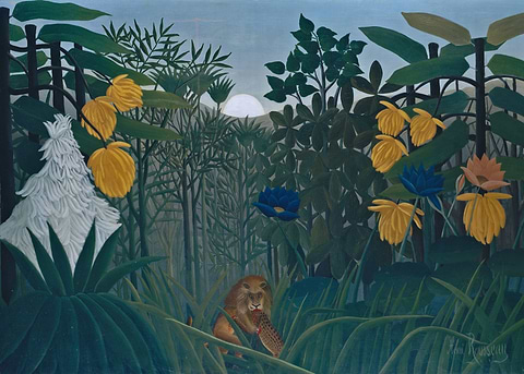 The Repast of the Lion — living room metal wall art