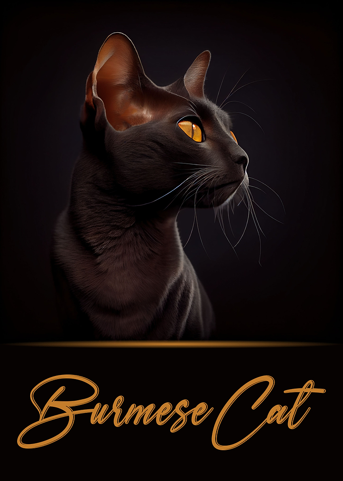 Burmese Cat Portrait