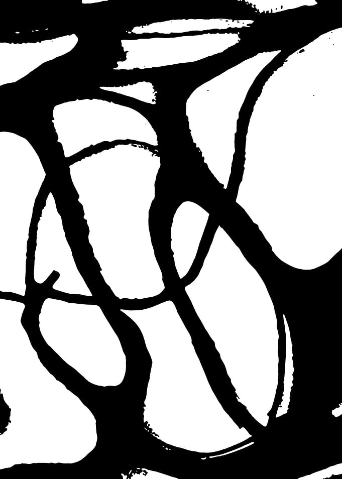 Black and white abstract