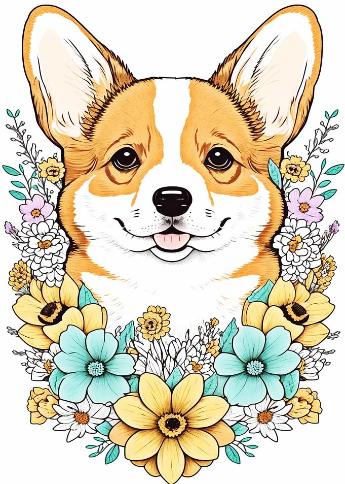 Painting Decoration Dog