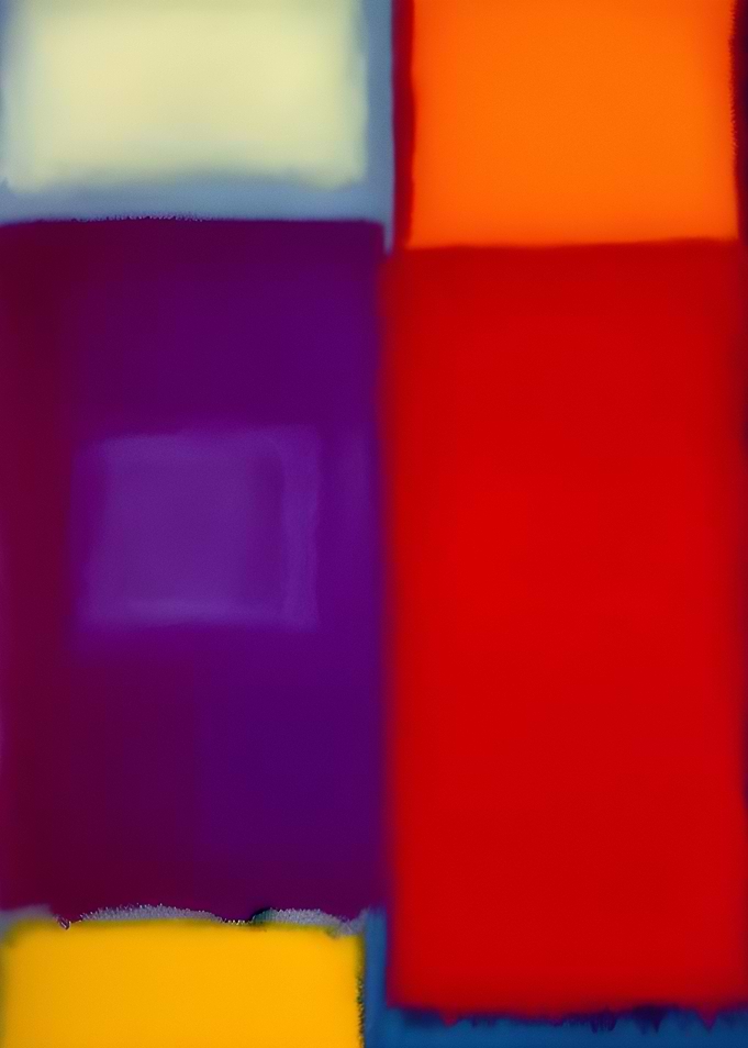 Abstract Colorfields Poste