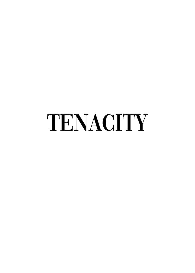 Tenacity Motivation Poster